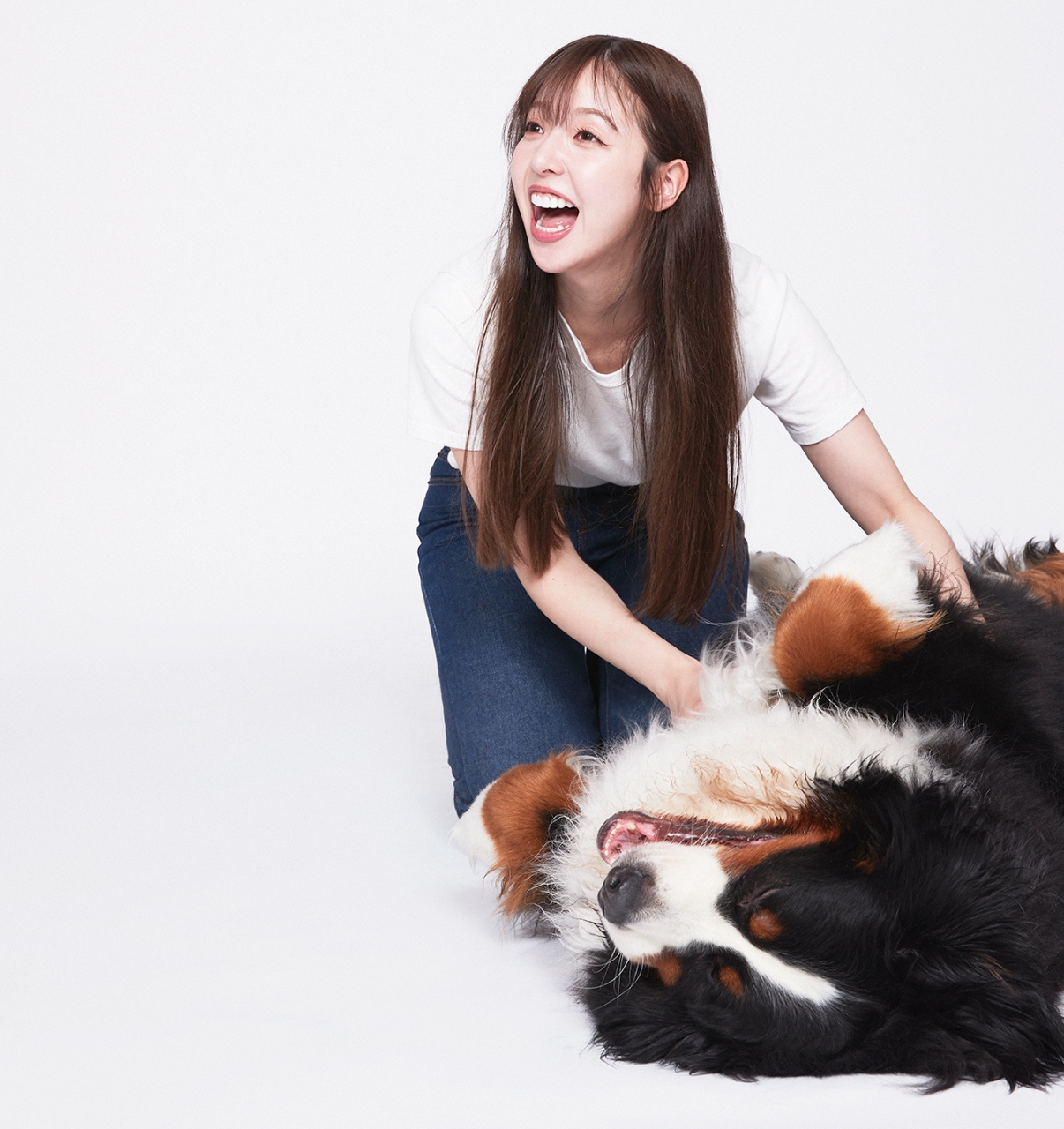 和田まあやと愛犬シュガーの写真